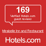 169 Verified Hotels.com guest reviews Mirabelle Inn and Restaurant