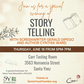 An Evening of Storytelling with Gerald DiPego and Cynthia Ward